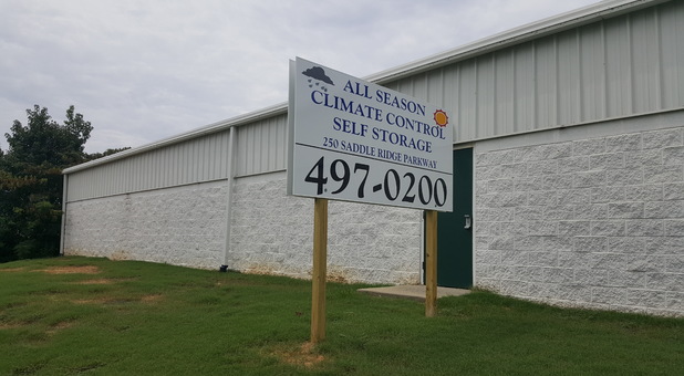 Sign at All Season Climate Control Self Storage