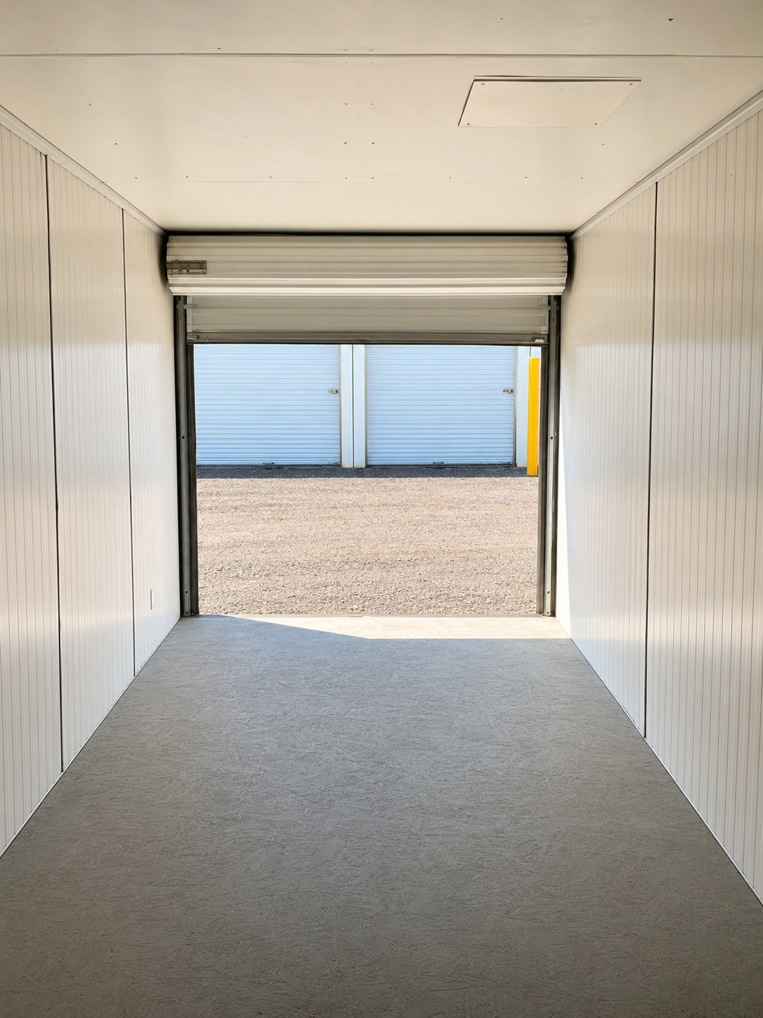 Inside View of self storage unit at Vail Storage