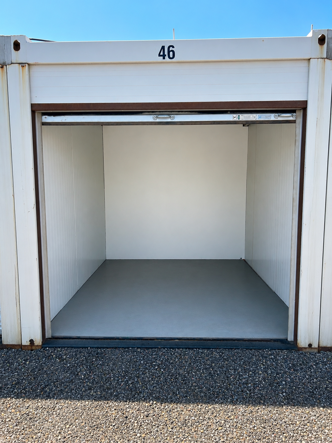 Inside View of self storage unit at Vail Storage
