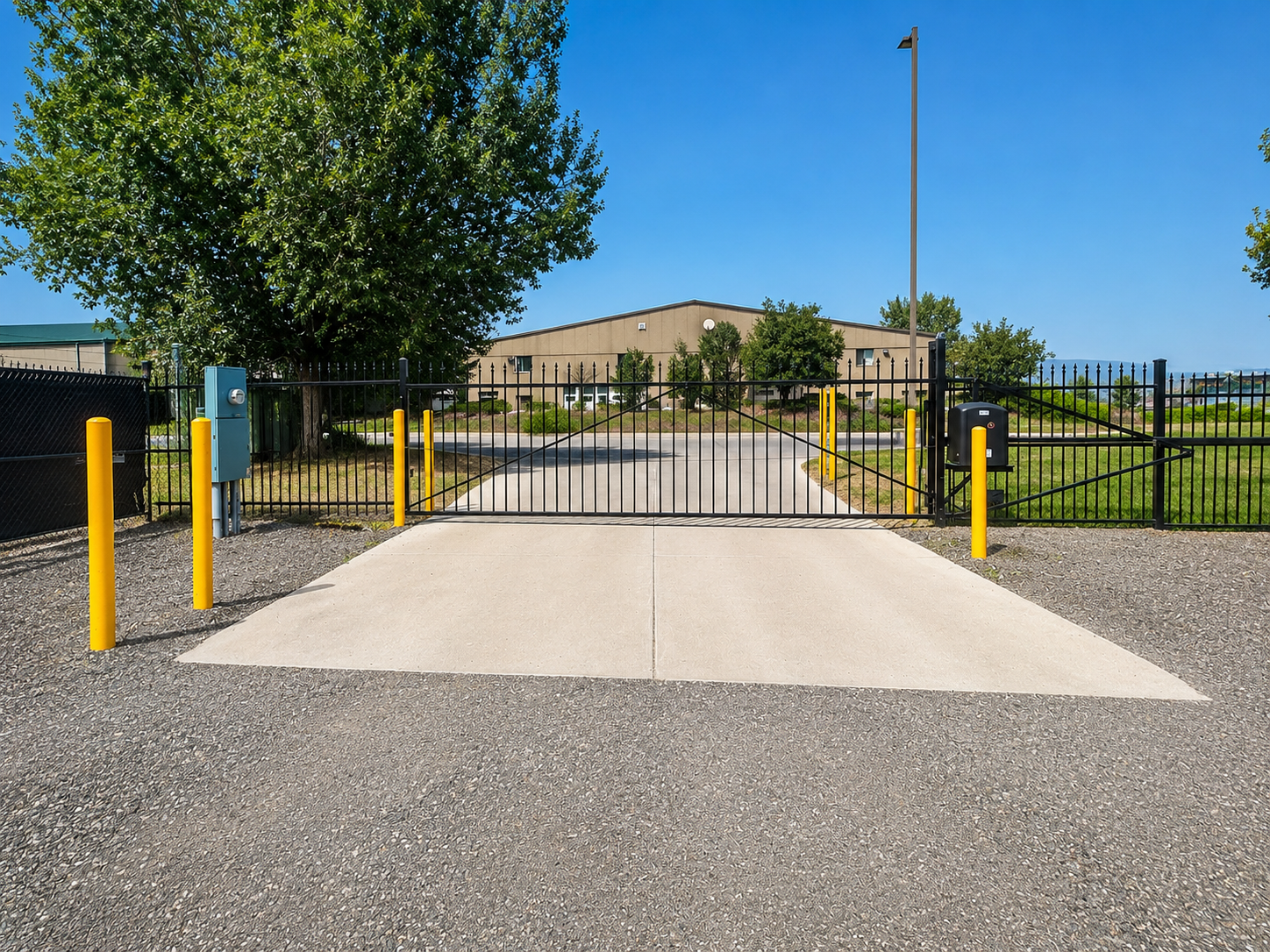 Secure Gated Entrance at Vail Storage