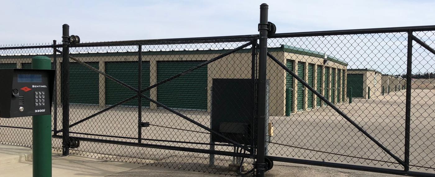 Front gate of I-43 Storage