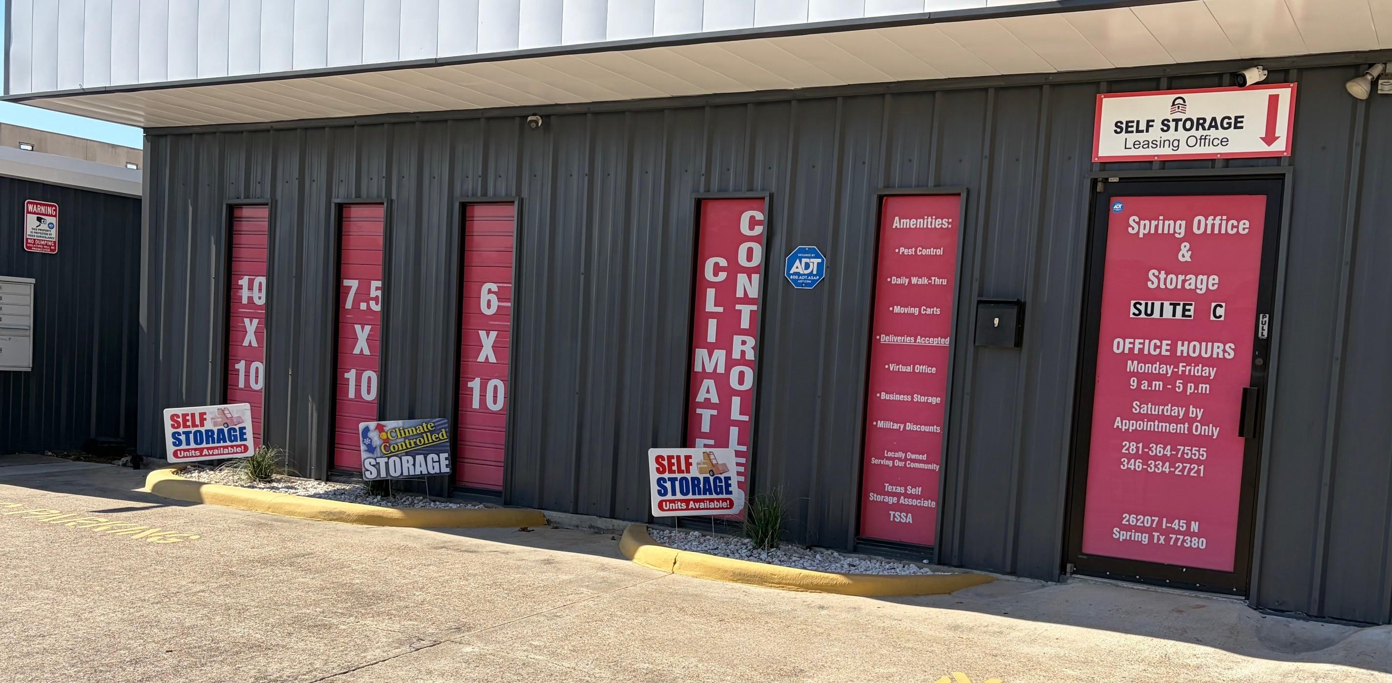 Spring Office & Storage 26207 I-45 C Spring, TX 77380