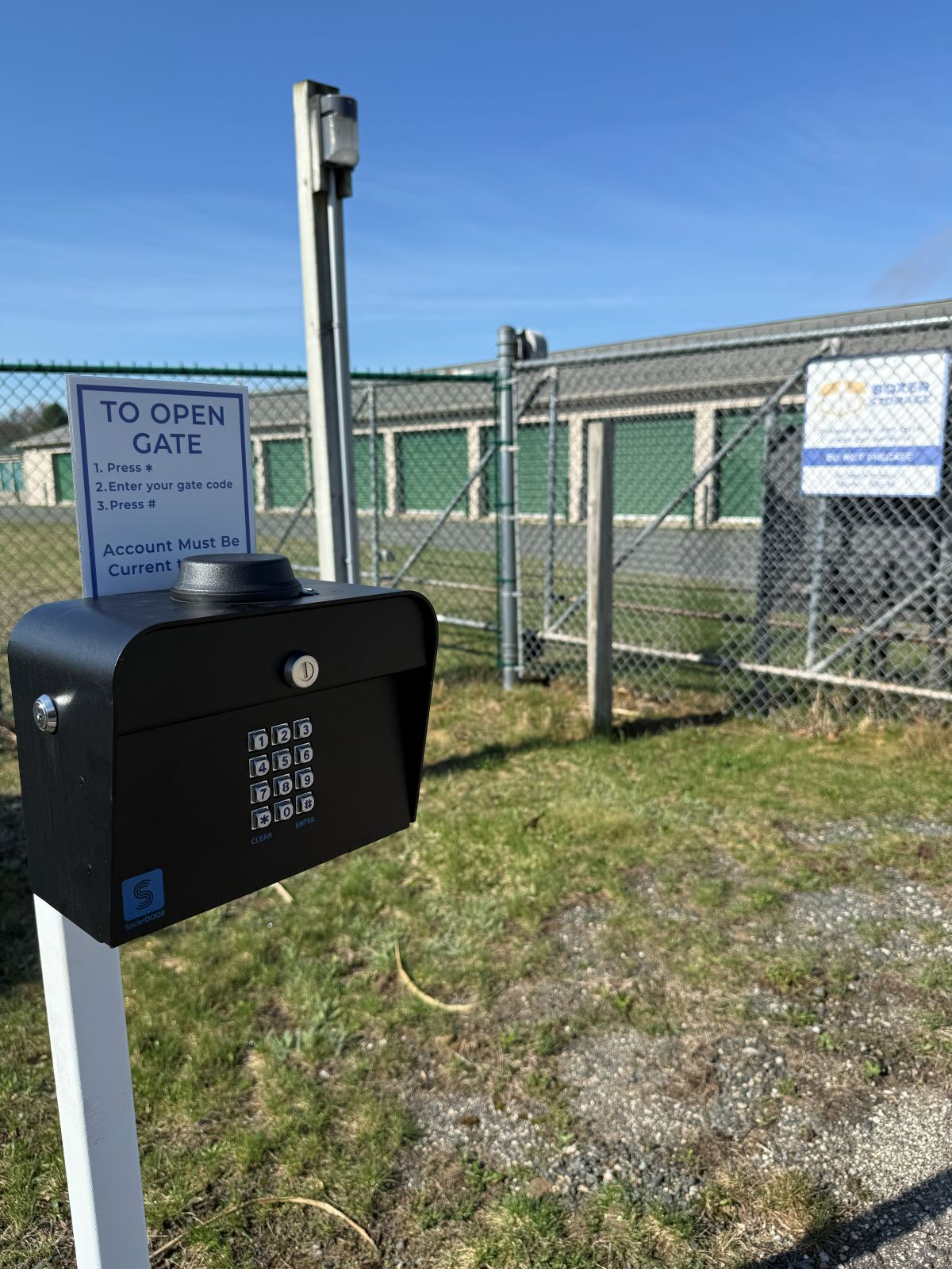secure storage keypad