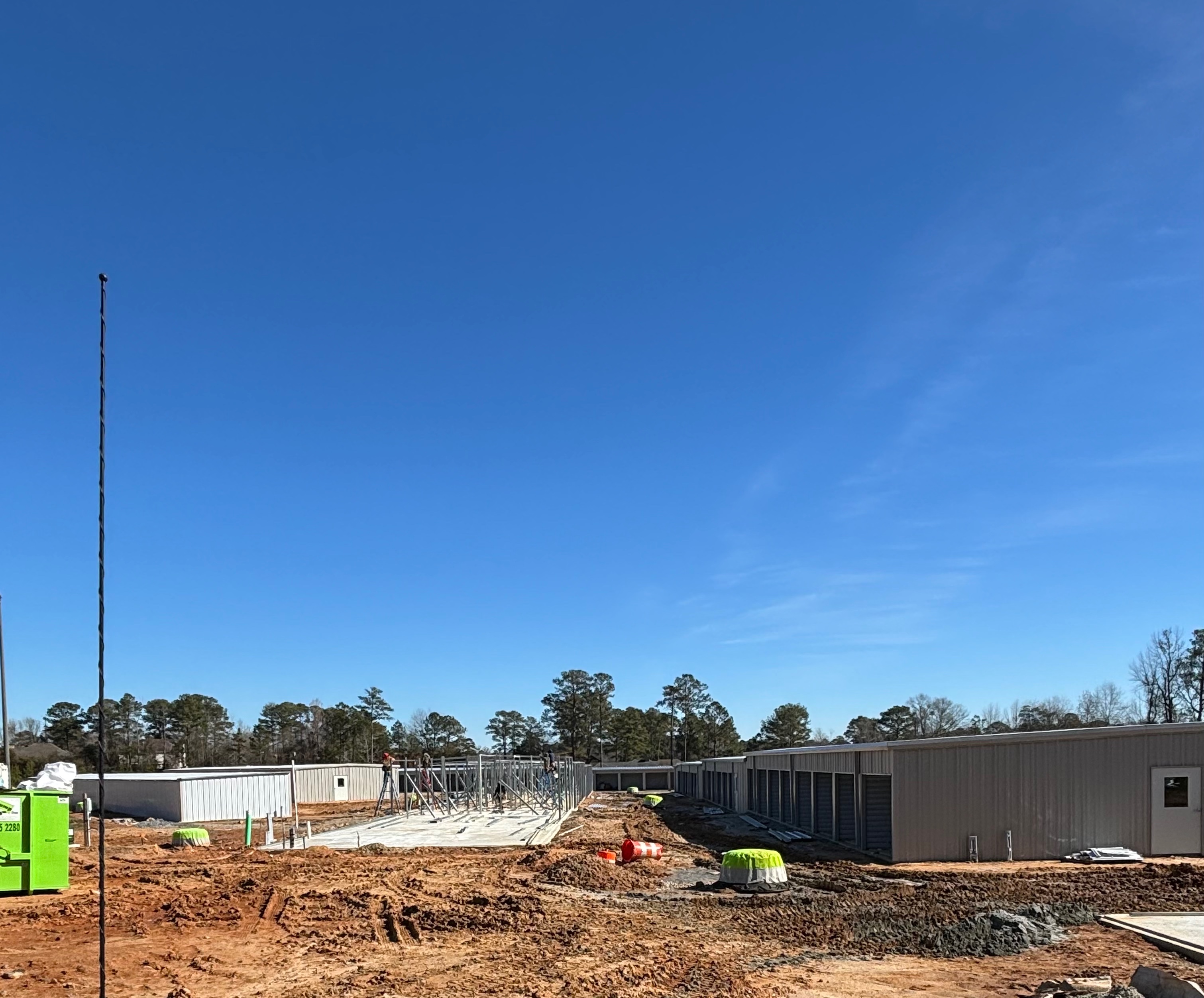 All-Good  Storage Solutions in Columbus GA, under construction