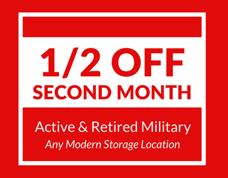 Military Storage Discount