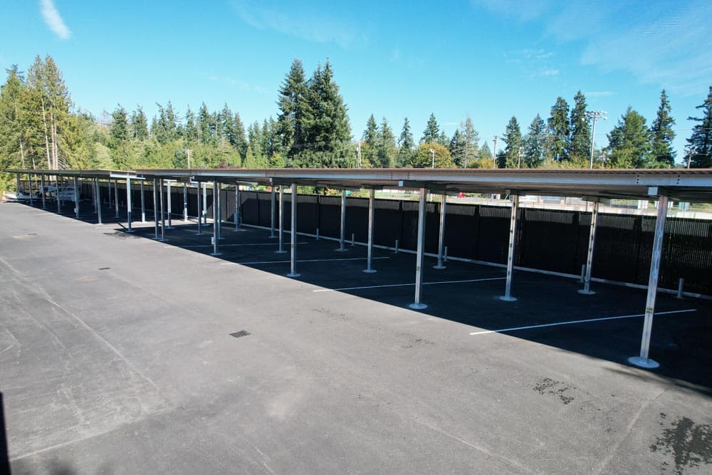 Covered Boat Storage in Poulsbo, WA