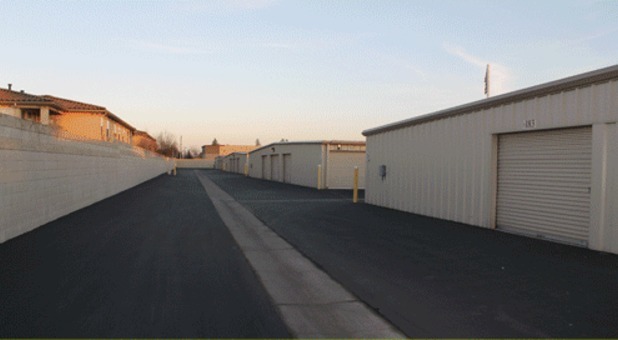 Drive up access at Almond Blossom Self Storage