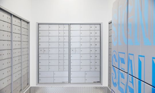 Mailboxes at Discovery Storage