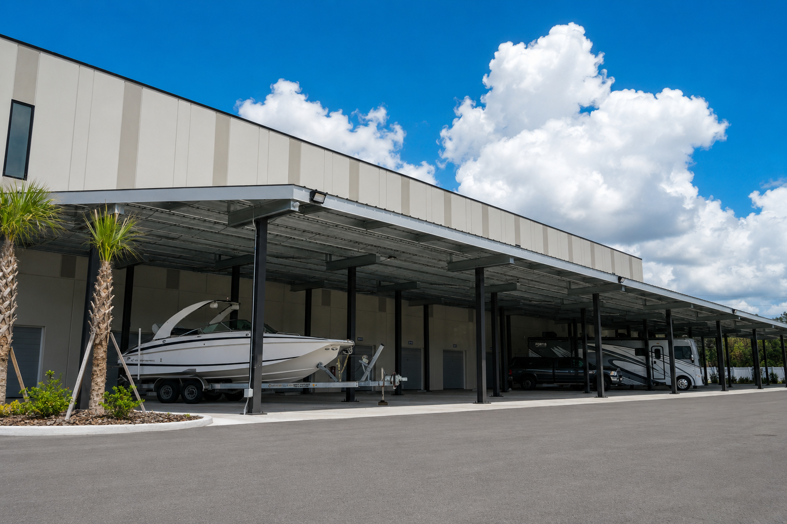 Trailer boat RV storage