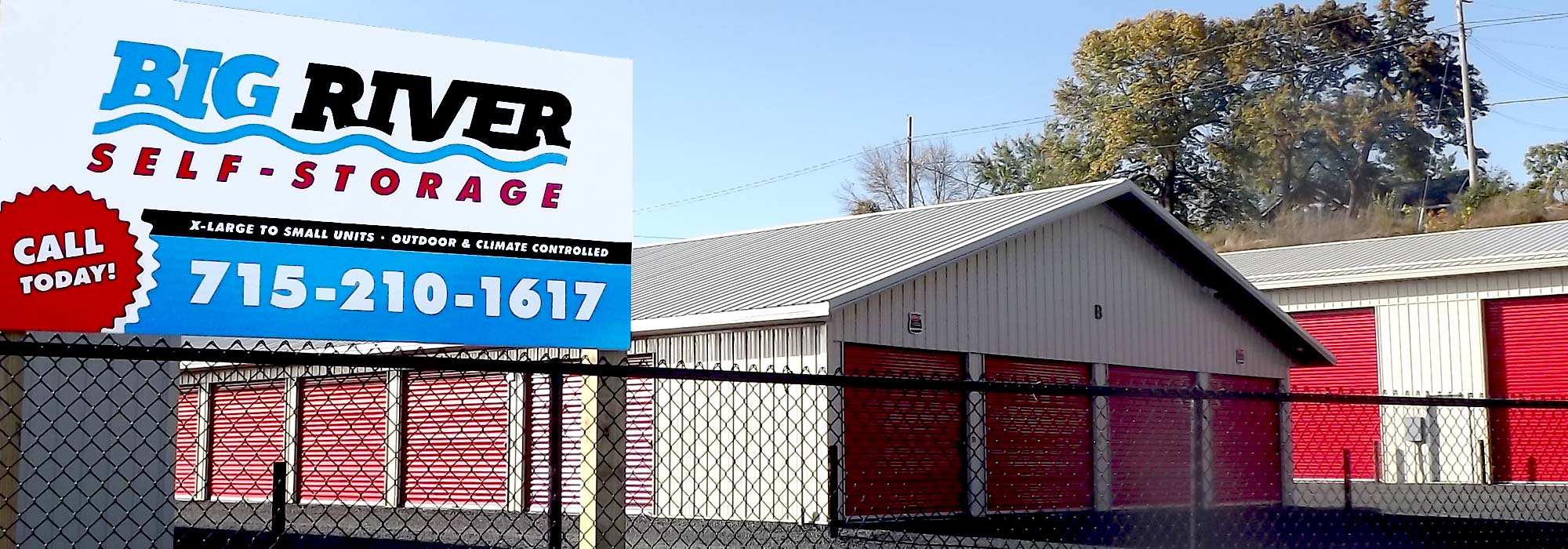 Big River Self Storage  631 E Madison St Eau Claire, WI 54703
