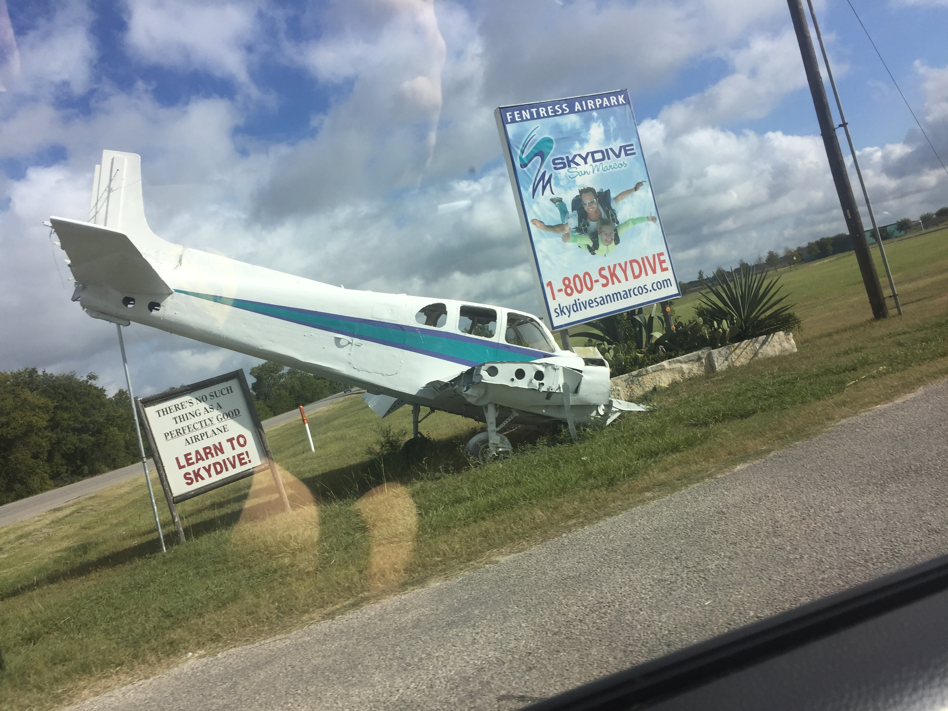 Located near Skydive Spaceland San Marcos