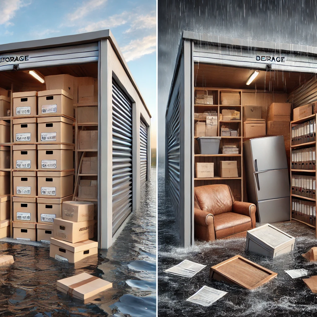 What You Should and Should Not Put in a Storage Unit During a Flood