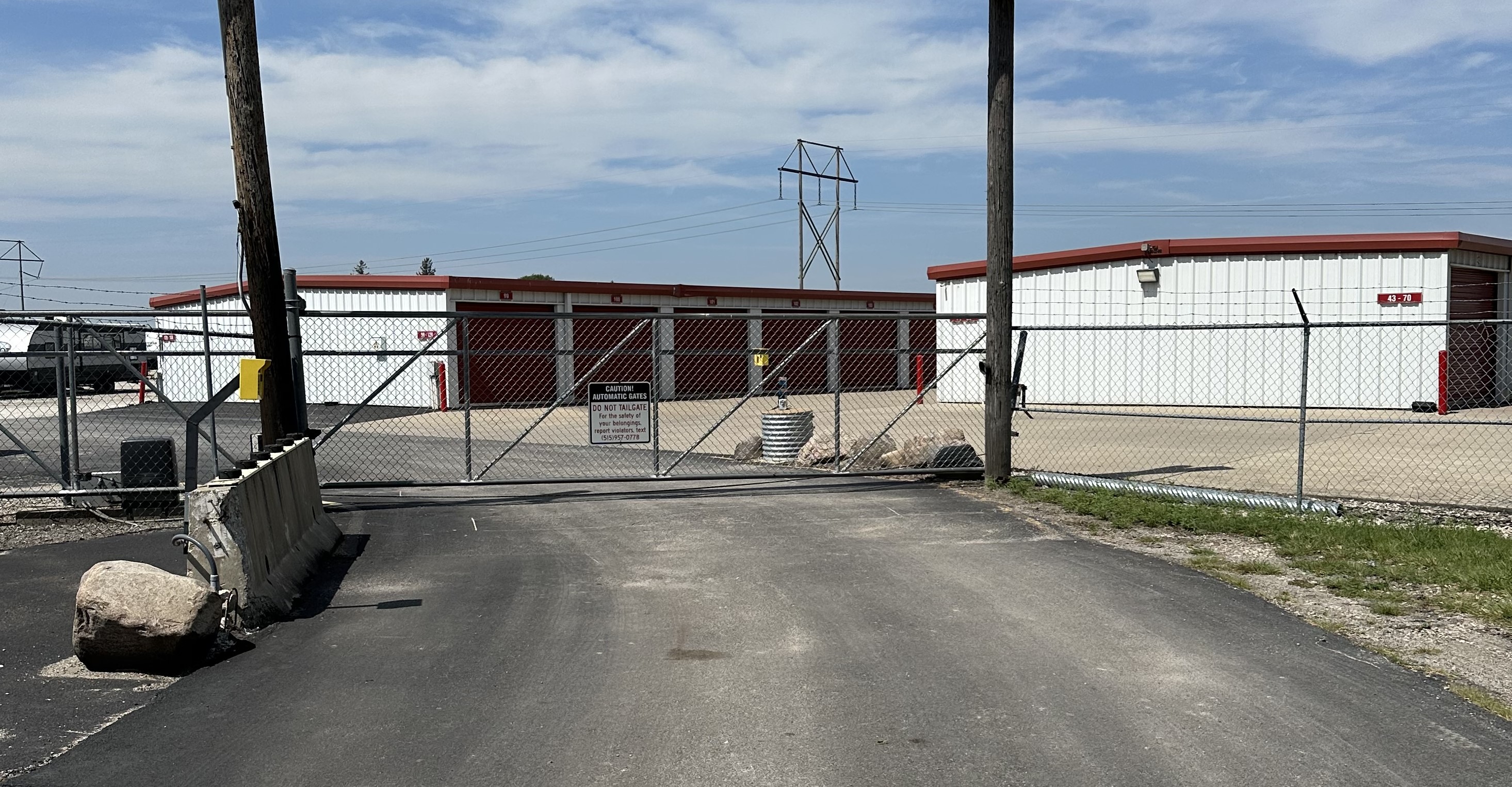 secured units in Bondurant, IA