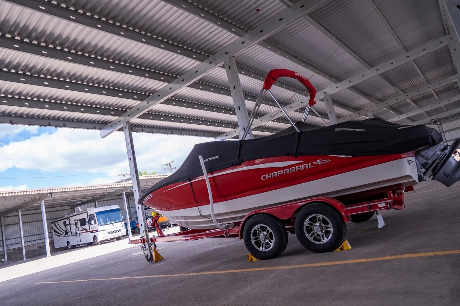 covered boat storage available in livonia