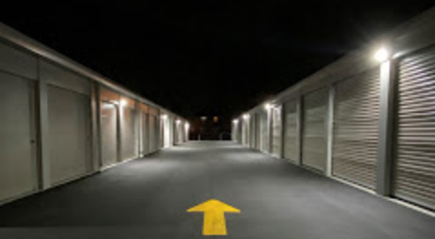 Wide drive-up access at Milwaukee Self Storage