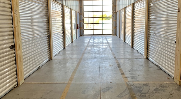 Interior Drive up units at Gopher State Storage - Harris
