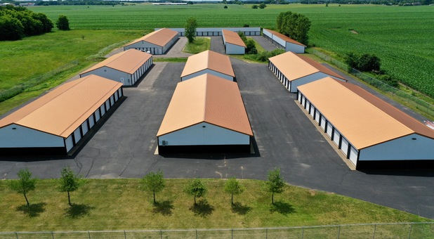 Badger State Storage - New Richmond - 40 foot drive lanes for large moving truck access