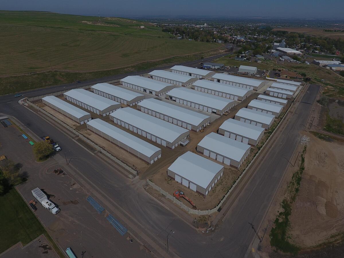 Aerial view of our storage facility