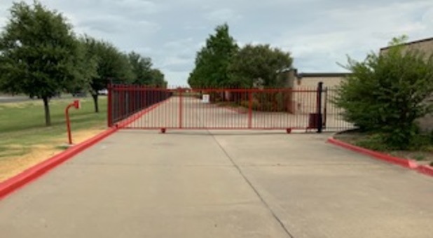 Secure and Gated Storage Facility in Forney, TX