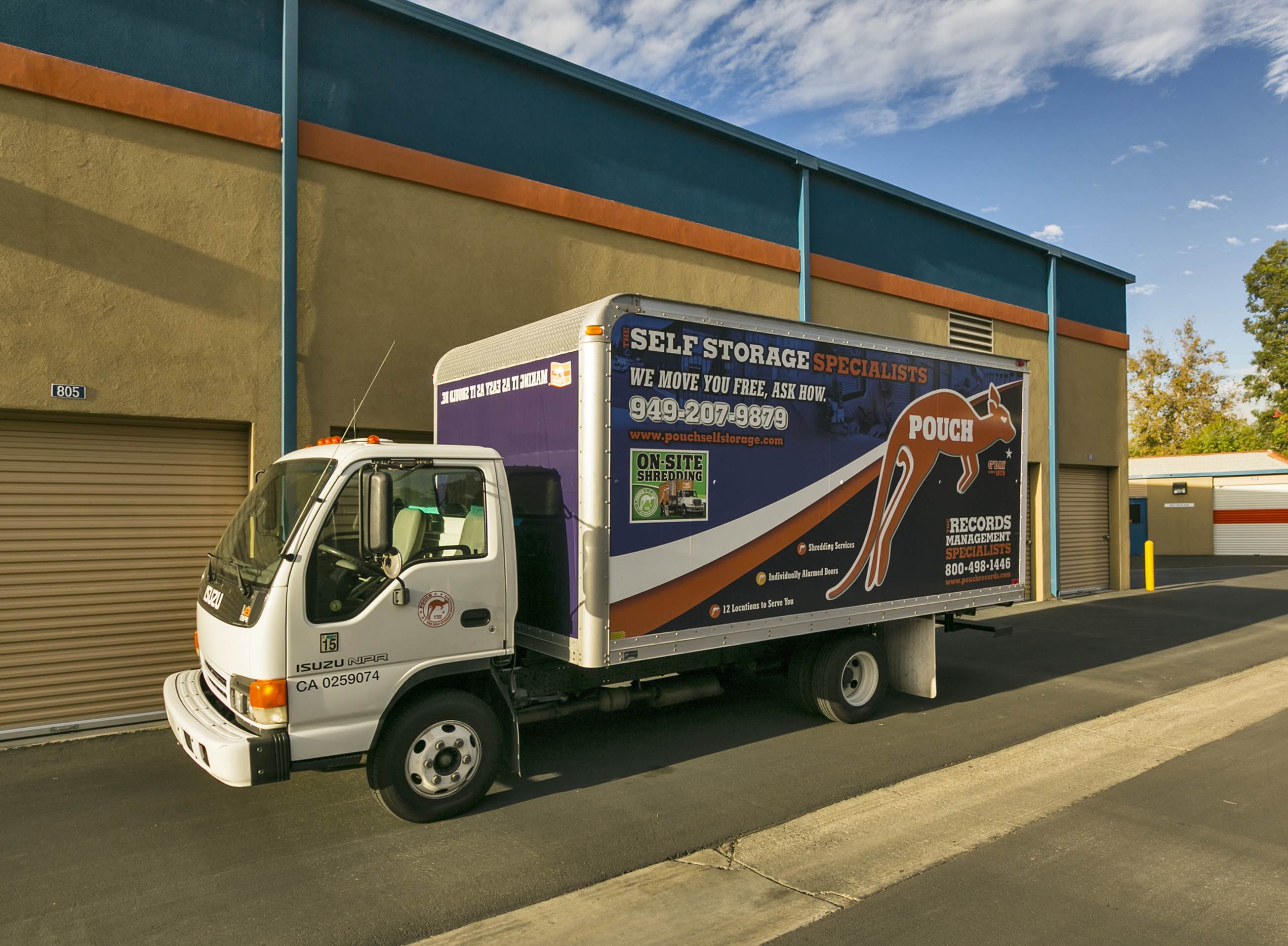 Pouch Self Storage Moving Truck