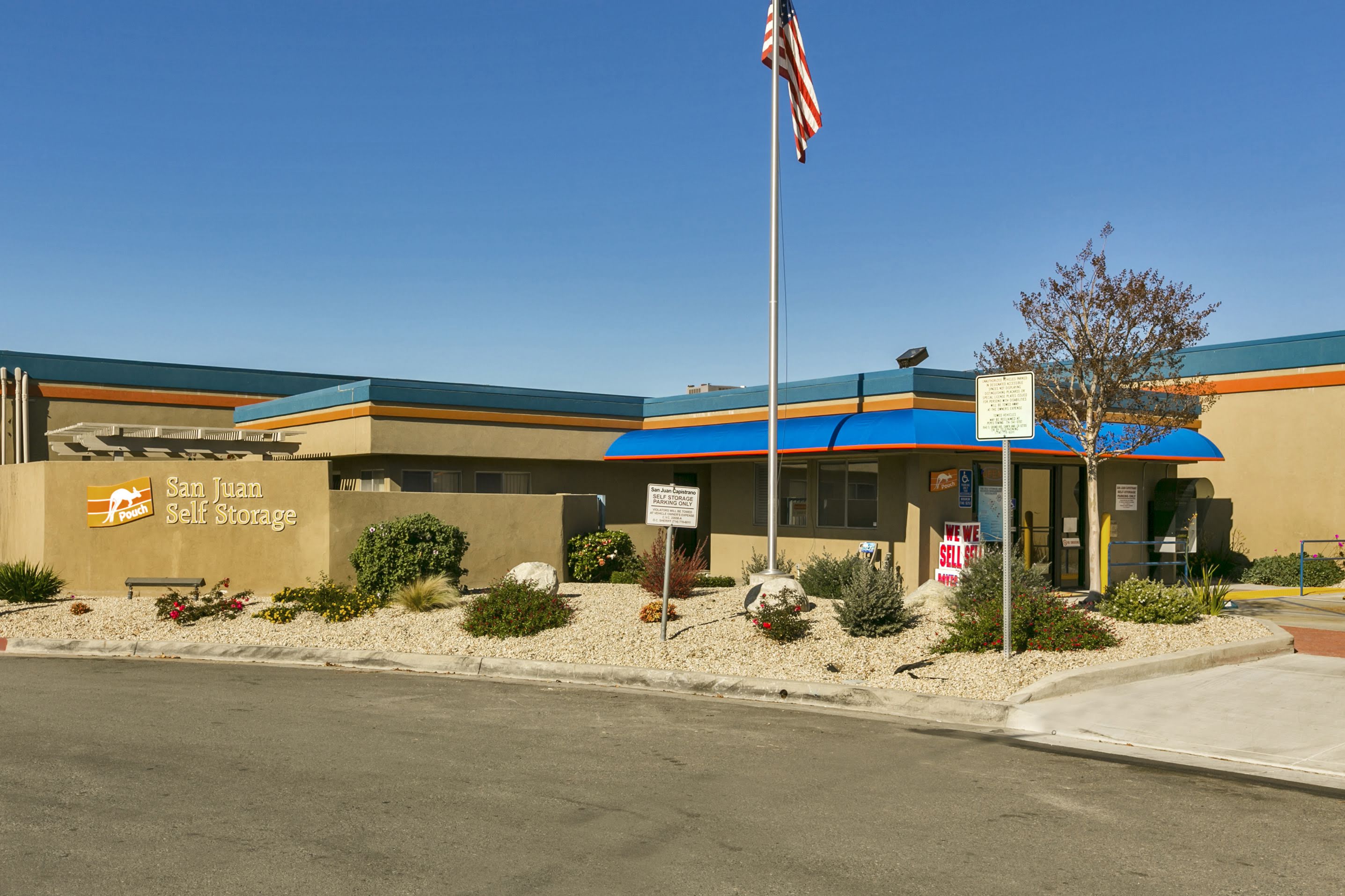 San Juan Capistrano Self Storage front building