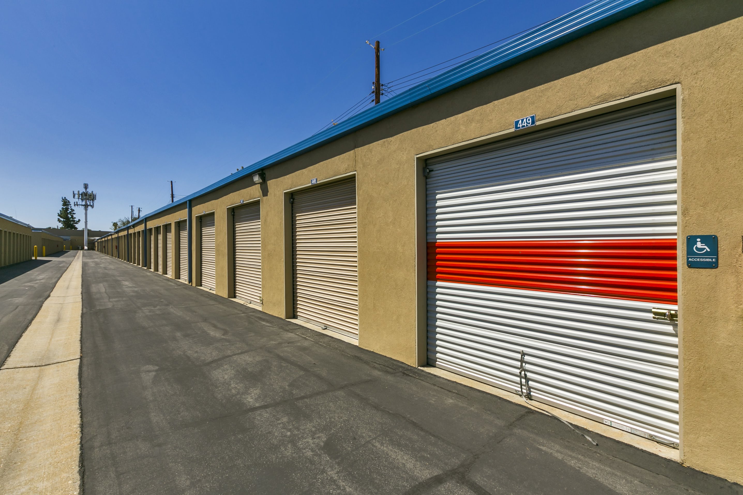 storage building with outside access