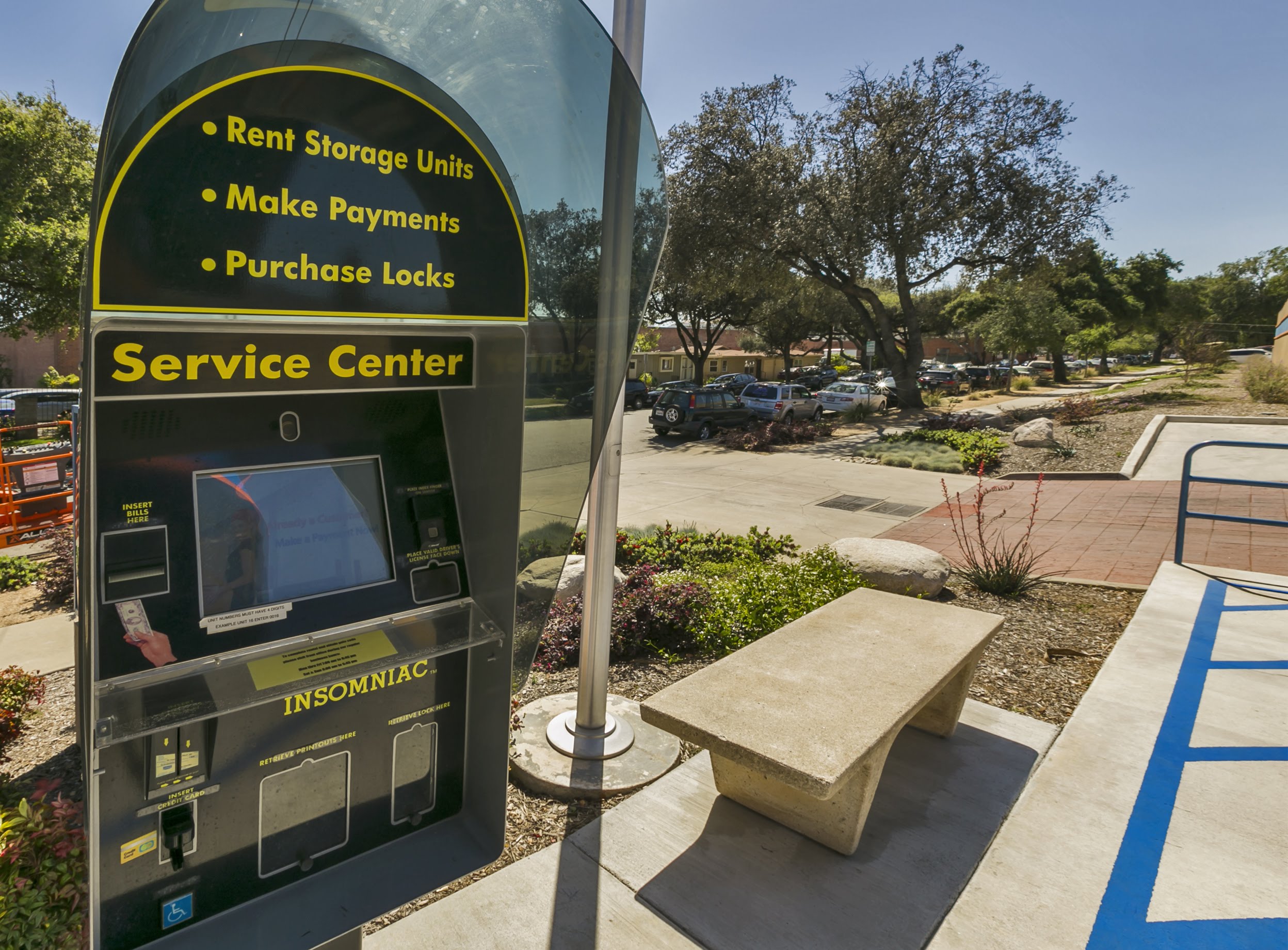 Pouch Self Storage 24 hour self service kiosk