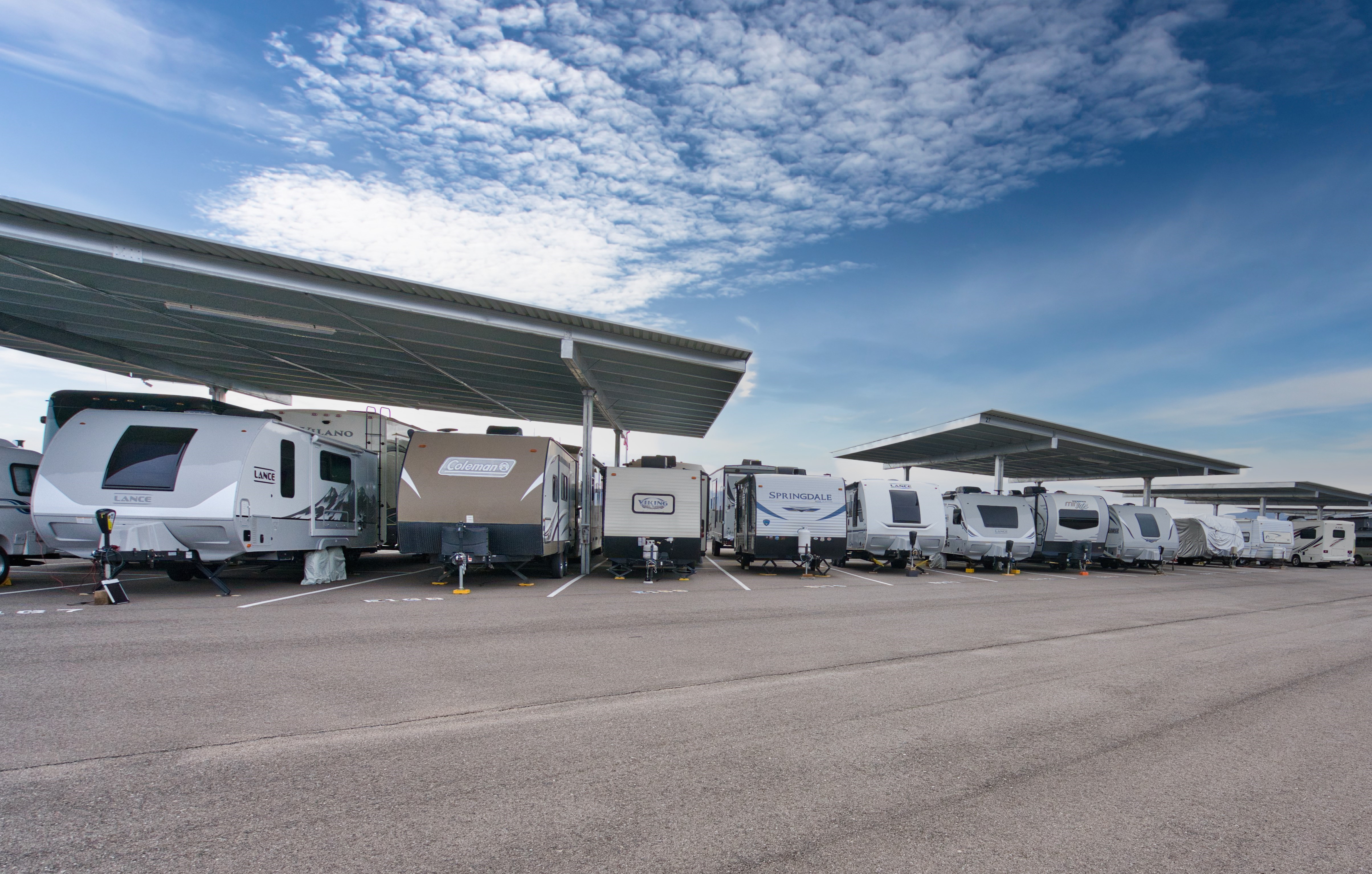 Covered RV Parking in Tonopah, AZ
