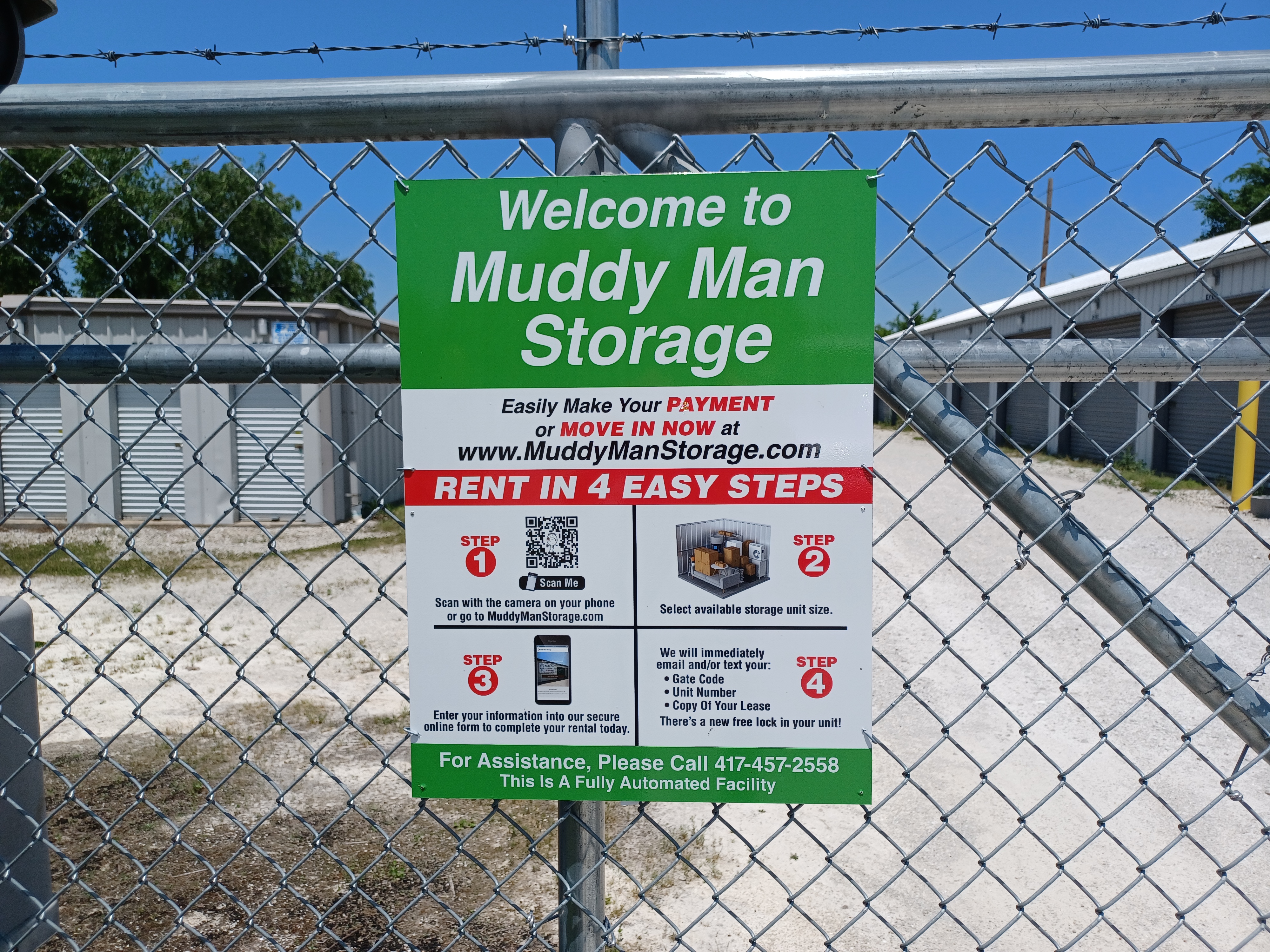 Rent Storage units in Hollister MO at your convenience!