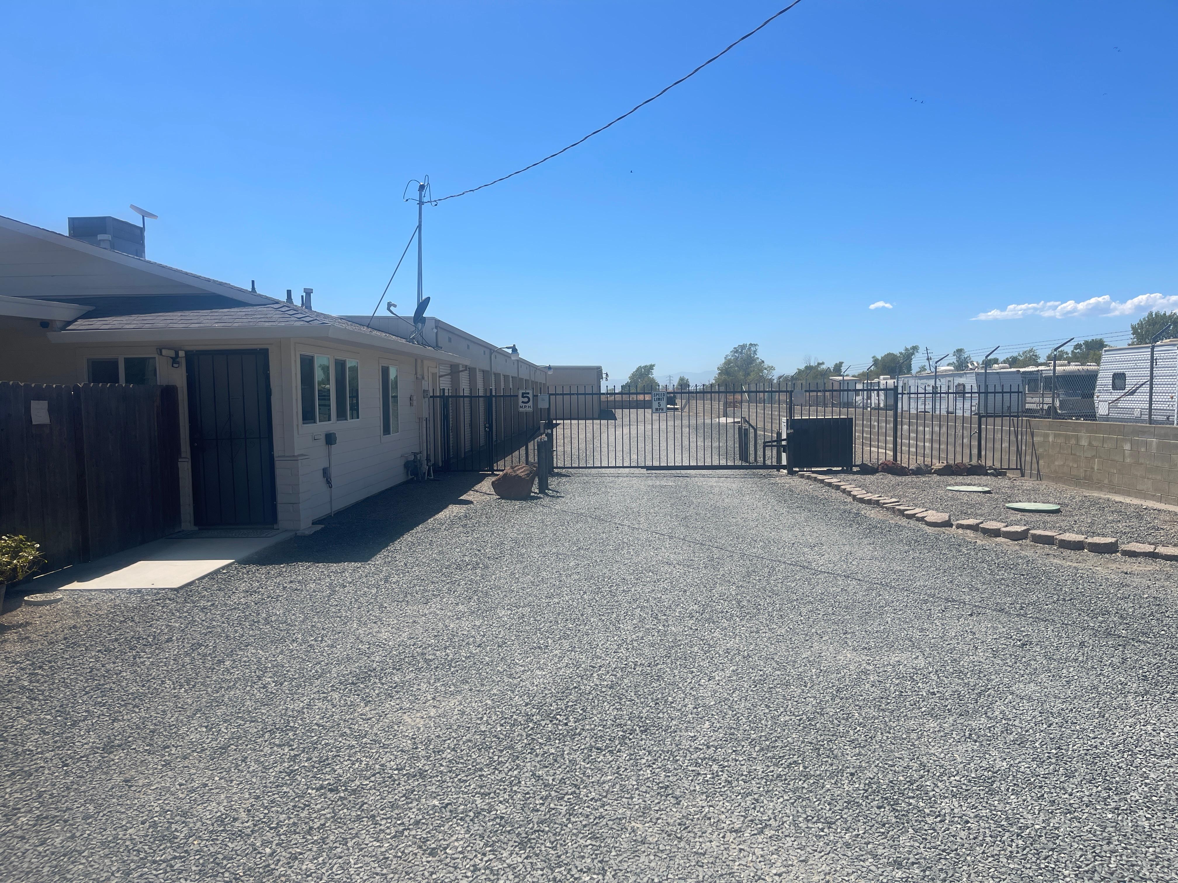 Secure gated access, 365 days a year 13 hours a day in Colusa, CA