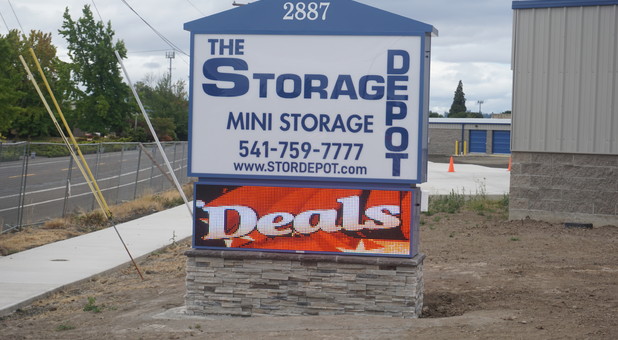 The Storage Depot South Albany Facility Sign