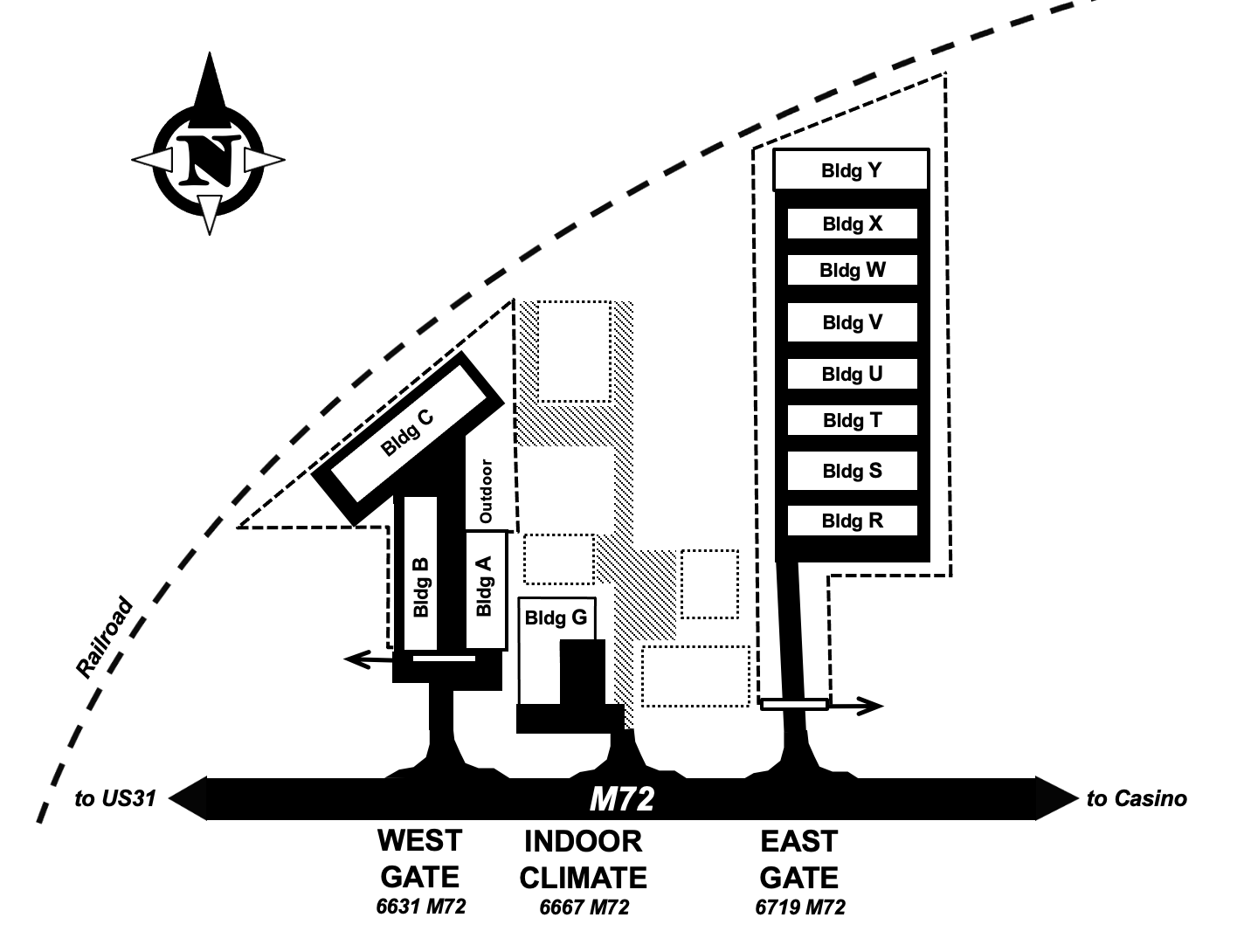 Facility Map | AAA Self Storage