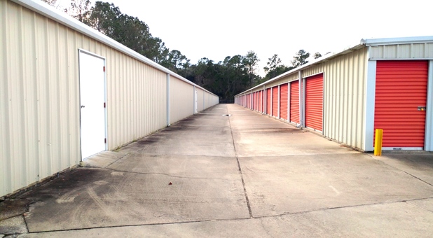 Self Storage Facility with Wide Driveways