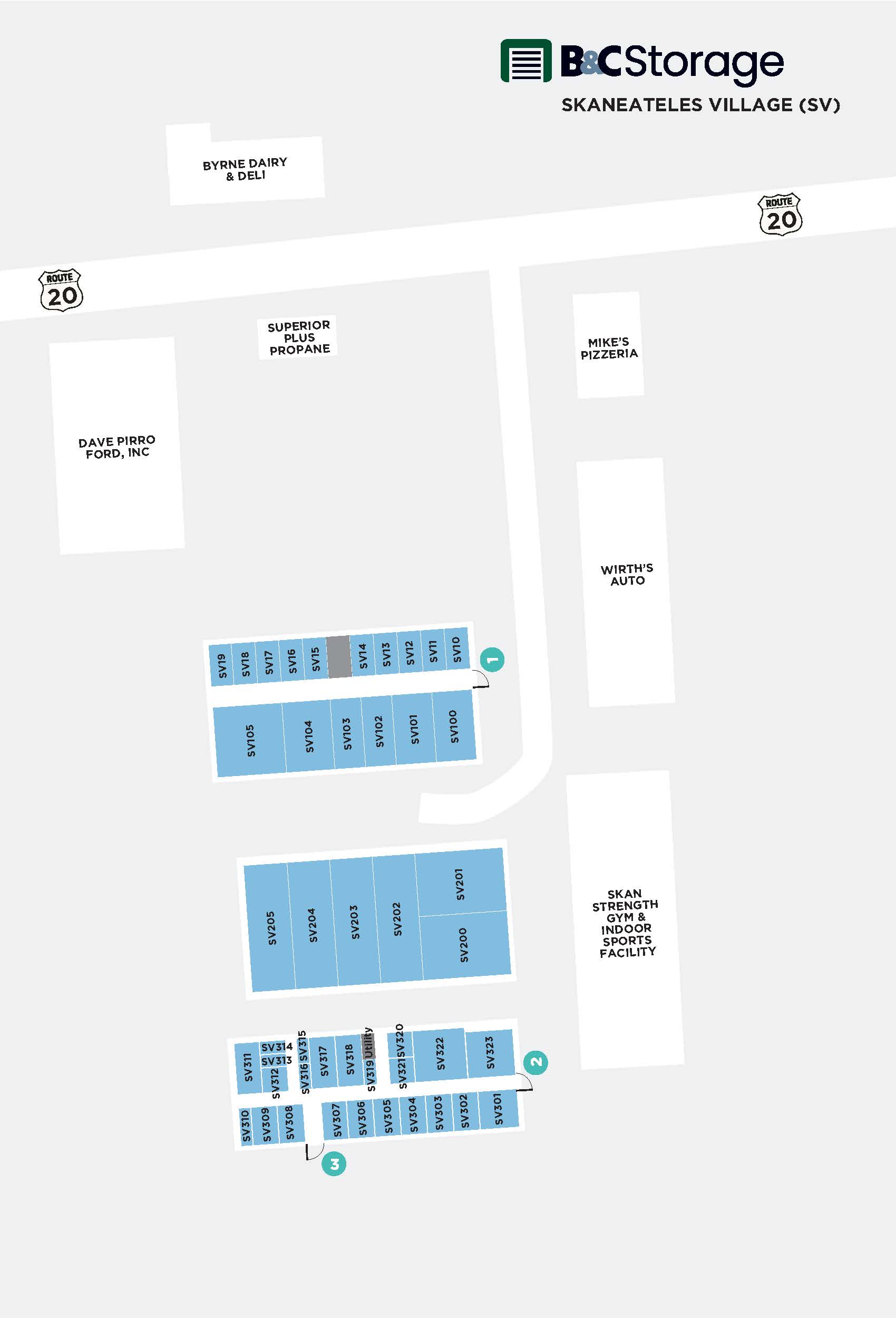 skaneateles village facility map