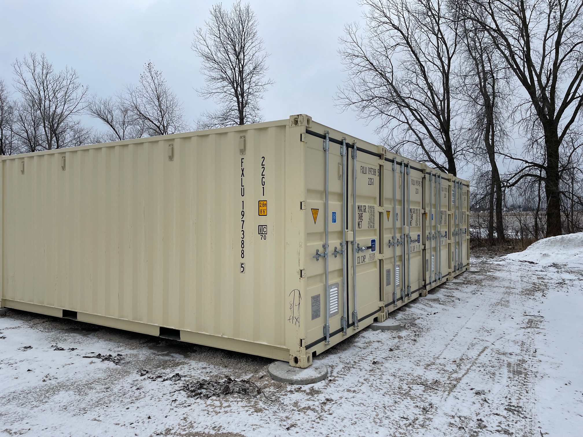 New Shipping Container storage options