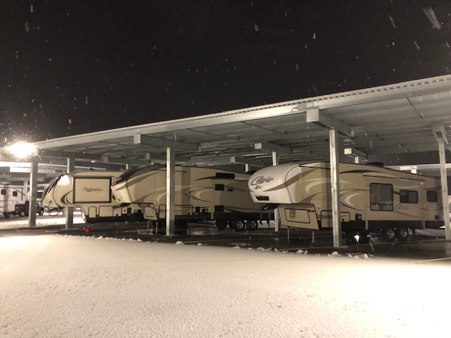 Canopy Snow - Midwest SuperStorage in Homer Glen, IL