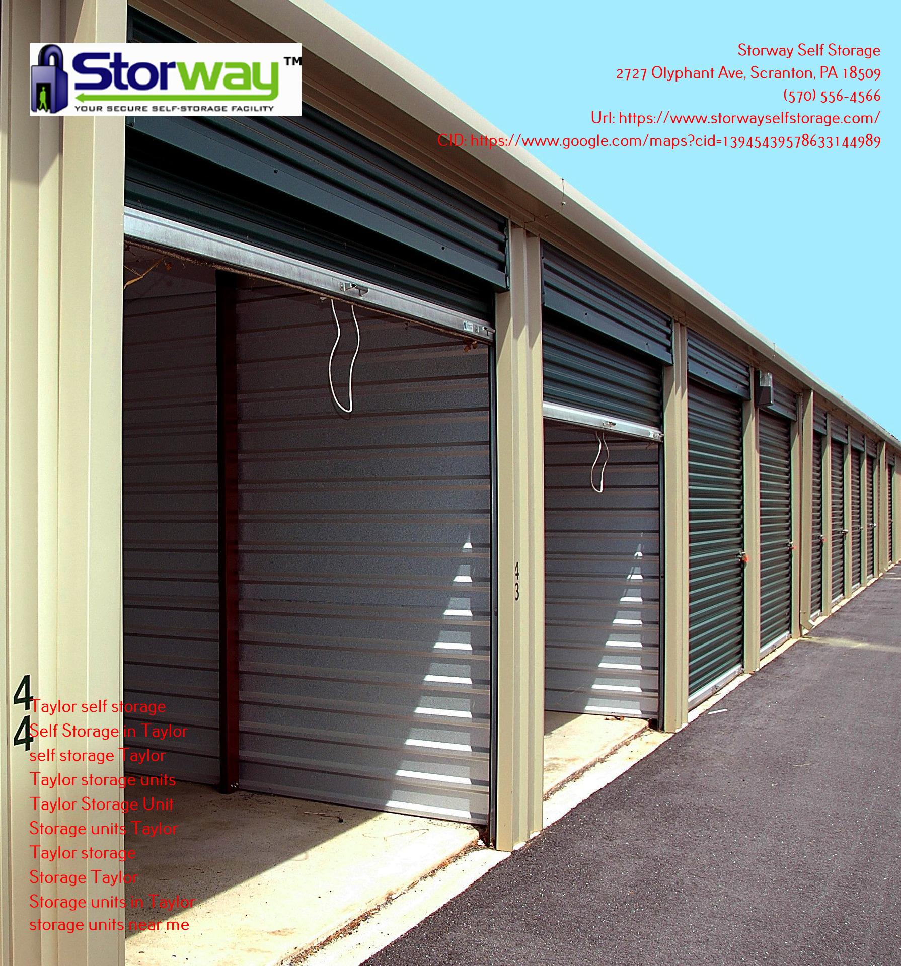 Storage Units in Taylor, Pennsylvania - Adding Space is Essential