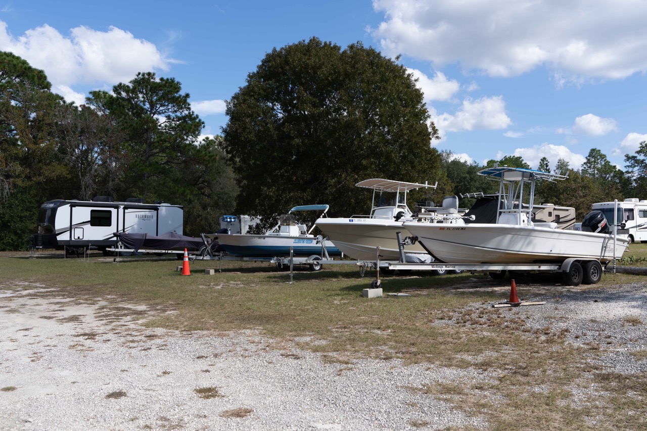 Outdoor Boat Storage in Homosassa, FL
