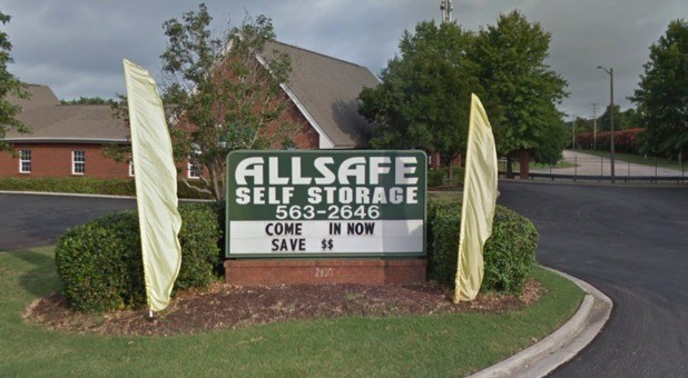 Allsafe Self Storage signage