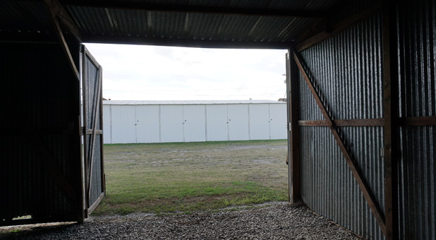 Open doorway of self storage unit in Pottsboro, TX