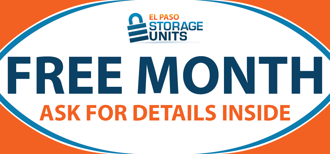 First Month Free Storage Units! Ask Our Manager for More Information!
