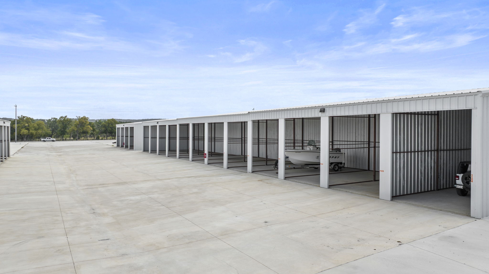 Covered RV Storage in Spicewood, TX