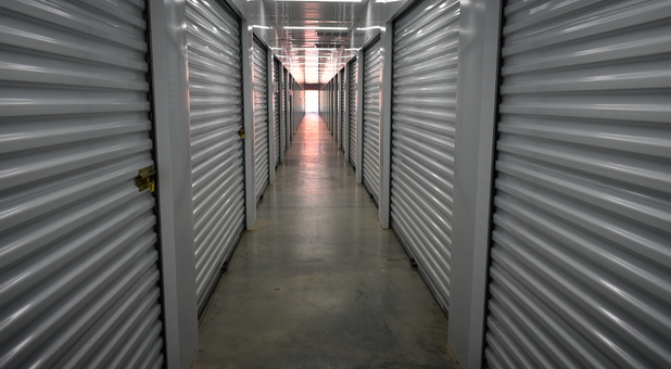 Indoor self storage units at Budget Self Storage