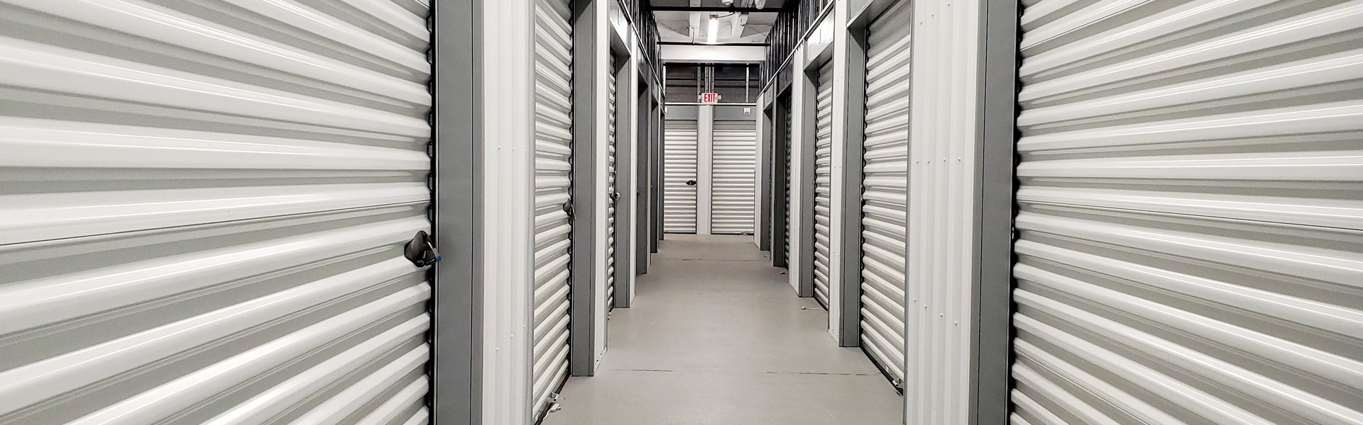 Clean Secure Indoor Self Storage Hallway at Downtown Storage Salem Oregon 97301