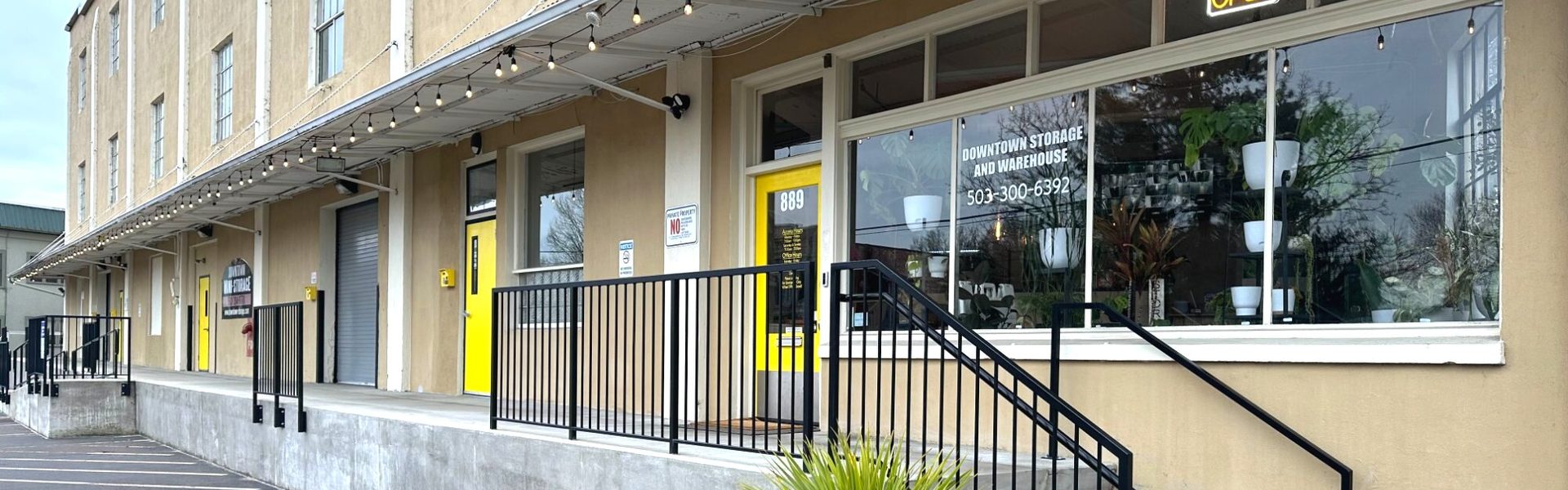 Downtown Storage and Warehouse Building Exterior 889 Liberty St NE Salem Oregon 97301
