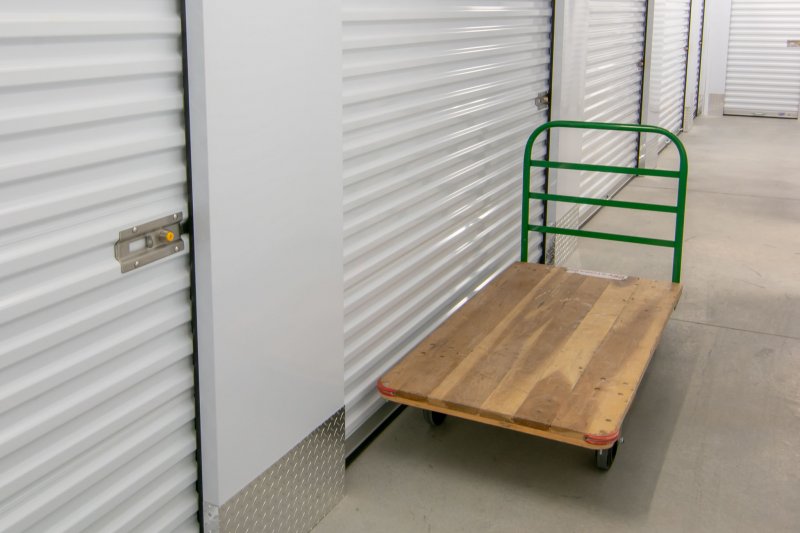 our hand carts and dollies available for every tenant to use