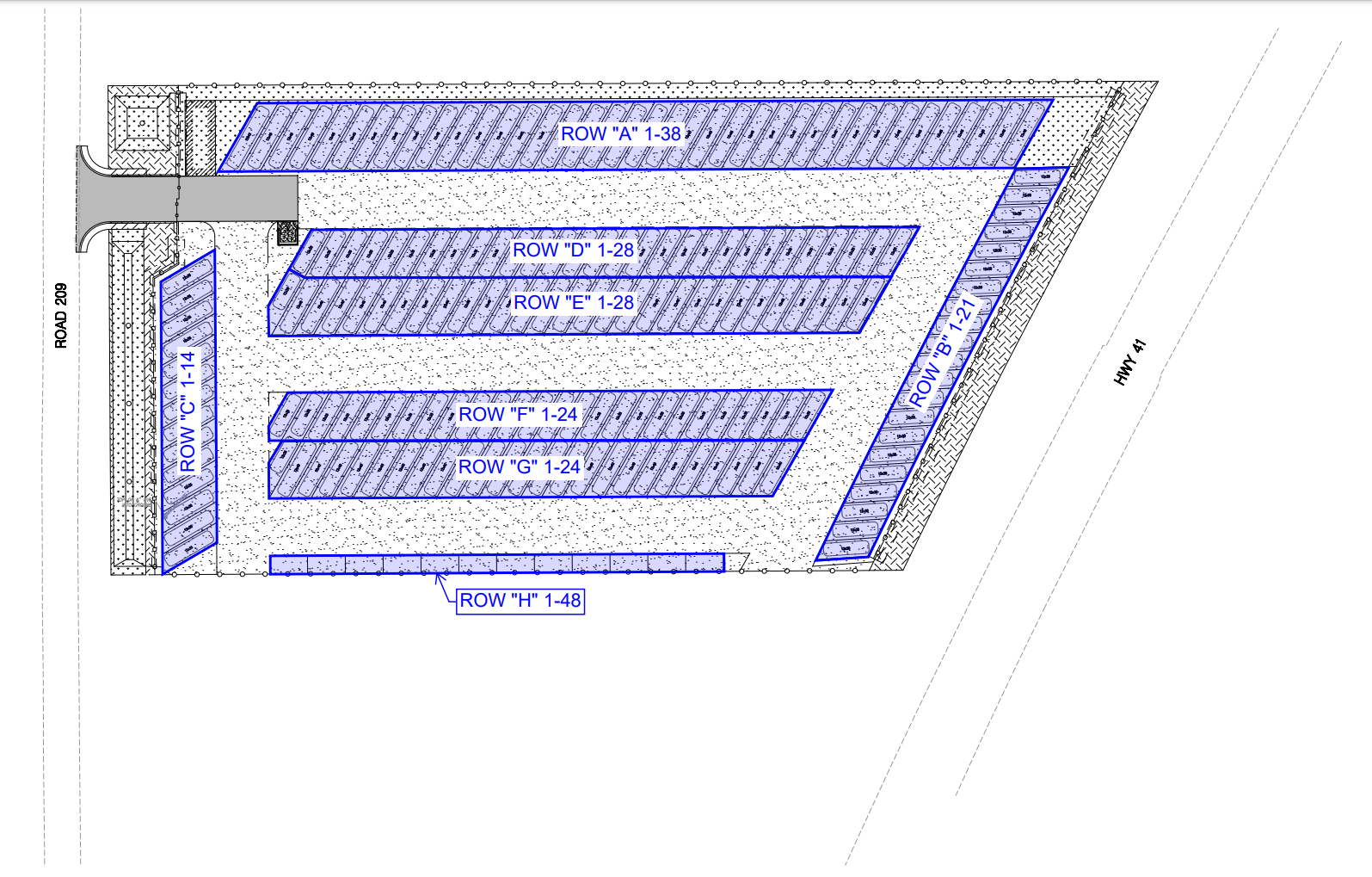 site map of Hwy 41 RV and Boat Storage