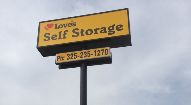 Love's Storage Solutions Signage