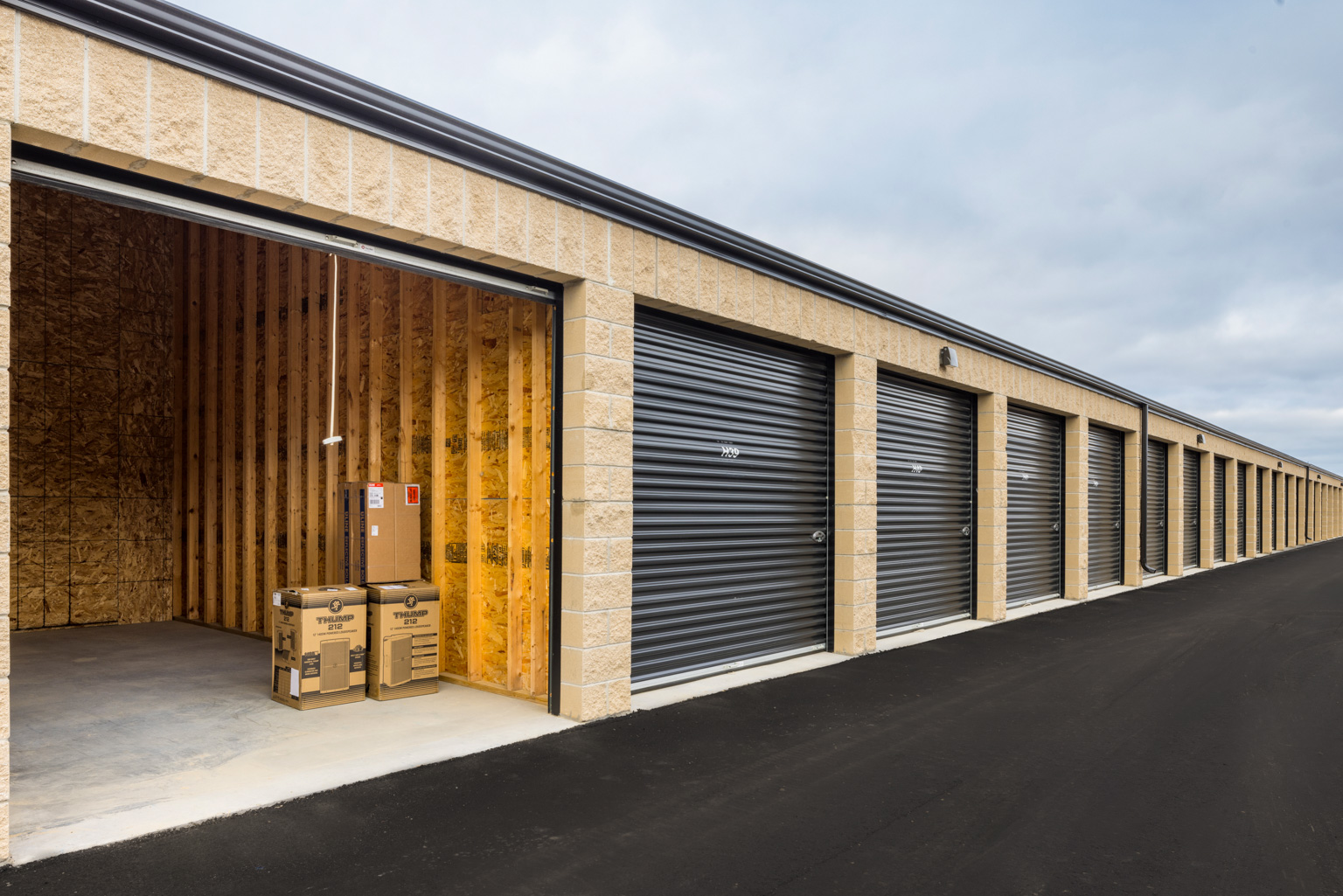 open storage unit