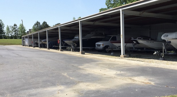 Covered boat storage in Apex, NC